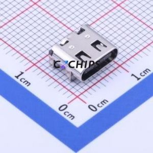 TYPE-611A-T3 USB Connector SMD Connector ( Connector Type: Type-C )( Gender: Female )( Mounting Type: Horizontal Mount ) - Product Image 1