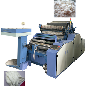 Machine à carder le coton absorbant pour textiles industriels, pour <span class=keywords><strong>la</strong></span> production <span class=keywords><strong>de</strong></span> fibres uniformes, <span class=keywords><strong>de</strong></span> mèches, <span class=keywords><strong>de</strong></span> toiles et <span class=keywords><strong>de</strong></span> rouleaux <span class=keywords><strong>de</strong></span> coton, et <span class=keywords><strong>de</strong></span> fils. - Product Image 1