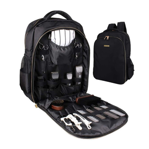 Sac à dos pour tondeuses de barbier en nylon durable, résistant à l'eau, avec logo personnalisable, grande capacité, poignée souple, idéal pour les voyages et les activités de plein air - Product Image 1