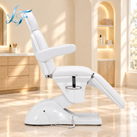 Fauteuil électrique pour soins du visage, lit d'esthétique inclinable réglable, table de massage pour spa, salon de beauté, équipement pour tatouage et extensions de cils