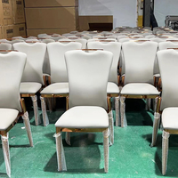 Chaises de banquet métalliques à prix réduit pour mariages, fêtes, appartements, villas - Design moderne, coussin moelleux, idéales pour hôpitaux, ateliers, extérieur