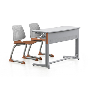 Mesa y Silla Modular para Aula, Moderna, Duradera y Ecológica, Escritorio Doble para Estudiantes, Precio de Fábrica - Product Image 5