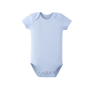 Body de Manga Corta de Color Sólido para Bebé, 100% Algodón, Mameluco Unisex para Recién Nacido, Mono para Bebé de 0 <span class=keywords><strong>a</strong></span> 18 <span class=keywords><strong>Meses</strong></span> - Product Image 5