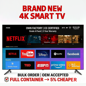 Televisor LED Inteligente Android 4K de 32, 43, 55 y 65 Pulgadas, con Marco Delgado, para Hogar y Hotel, Venta al Por Mayor - Product Image 3