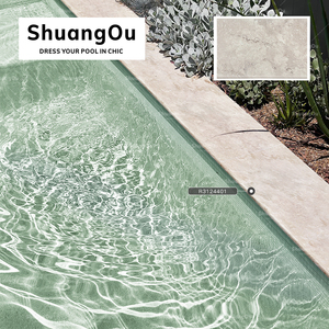 Pavage jaune <span class=keywords><strong>clair</strong></span> intérieur extérieur 20mm Surface rugueuse carrelage extérieur 300x1200mm anti-dérapant <span class=keywords><strong>piscine</strong></span> carrelage sol en céramique - Product Image 5