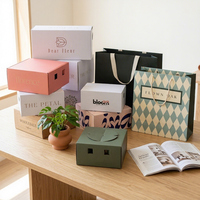 Fournitures pour fleuristes, emballages de fleurs en carton recyclables, écologiques, durables, boîtes rigides pour l'expédition de fleurs, avec sacs pour la plantation