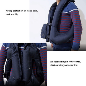 <span class=keywords><strong>Gilet</strong></span> Airbag Professionnel Avancé Respirant et Imperméable Réfléchissant Moto Chaleco pour Adultes Unisexe Équipement de Protection pour la Course - Product Image 5