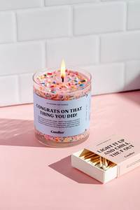 LANJO Glass Jar Scented Soy <b>Wax</b> <b>Candle</b> <b>Candle</b> Home Decoration Crafted from natural soy <b>wax</b> for a clean burn - Product Image 3