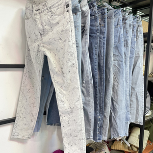 Direct usine denim jean blanc seconde main hiver mode design bas prix pour <span class=keywords><strong>stock</strong></span> de gros - Product Image 1