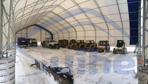 7012028P Usine Personnalisé Abri <span class=keywords><strong>De</strong></span> Stockage Arc Mur Peak Plafond Robuste FabricCover Drive Portes <span class=keywords><strong>Style</strong></span> Simple - Product Image 6