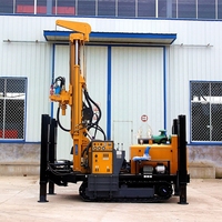 Machine de forage de puits d'eau profonde portable populaire à vendre, tour de 200 m, machines de forage de carottage de puits de 3,3 m chinoises