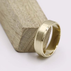 FR2323 18 Carat Quality Gold <strong>Jewellery</strong> 18k <strong>Yellow</strong> Gold Ring Real Gold Wedding Ring - Product Image 3