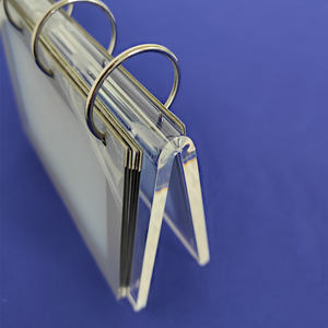 แท่นวางปฏิทินตั้งโต๊ะทำจากอะคริลิคติดตั้งปฏิทินตั้งโต๊ะทรงวีพร้อมวงกลม4วง - Product Image 6