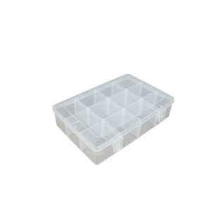 Transparent 12 Compartment Storage <b>Box</b> 22.8x15x5.3cm For <b>Tools</b> Electronics Parts Organization - Product Image 5