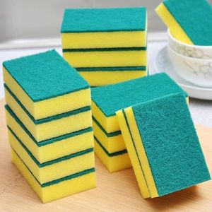 Dishwashing Sponge Rectangle Kitchen Cleaning Pad For Pots And Pans - Product Image 1