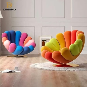 Italiano creativo Anemone <span class=keywords><strong>Giovannetti</strong></span> divano singolo moderno minimalista soggiorno pigro per il tempo libero sedia girevole - Product Image 1