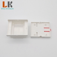 Carcasa de plástico para montaje en pared, caja de plástico Abs de 88x72x59mm, carcasa Plc para PCB
