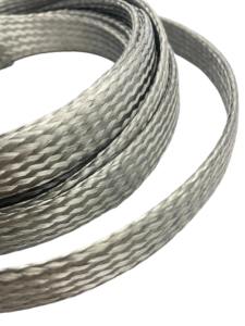 Tubo tejido de cobre galvanizado DXZ / Tira tejida de cobre galvanizado / Alambre tejido de cobre para protección de aislamiento de cables - Product Image 3