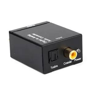 3.5mm Audio Converter Amplificateur Décodeur Fibre Optique Coaxial Signal vers Analogique Stéréo Audio Adaptateur Audio Extender