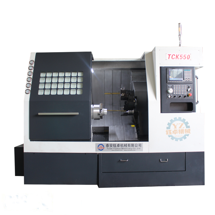 TCK550 наклонная кровать, токарный станок с ЧПУ, фрезерный композитный станок, наклонная кровать, Токарный фрезерный сверлильный токарный станок с ЧПУ, токарный центр с ЧПУ