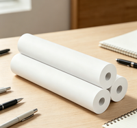 Rouleau de papier thermique A4 à séchage rapide, impression claire, rouleaux d'enregistrement thermique sans bavures pour l'impression de documents commerciaux et de bureautiques