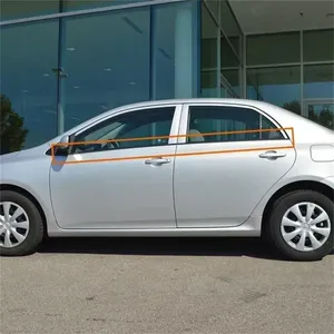 StarNav สำหรับรถยนต์ปี 2009 2010 2011 2012 ชุดซีลขอบกระจกหน้าต่างด้านข้าง อะไหล่ตกแต่งขอบหน้าต่าง - Product Image 4