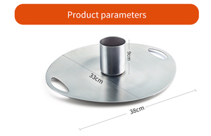ที่ใส่<span class=keywords><strong>ไก่</strong></span>สแตนเลสเกรดพรีเมี่ยมที่ใส่กระป๋องเบียร์สำหรับปิ้งย่างและผู้สูบบุหรี่ - Product Image 3