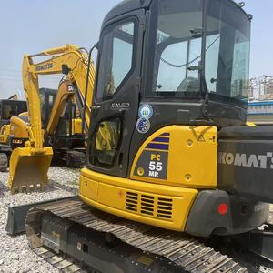 Escavatore Mini Usato Originale Giapponese <span class=keywords><strong>Komatsu</strong></span> PC55, Macchina Escavatrice Cingolata di Seconda Mano - Product Image 6