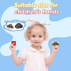 Lettres Magnétiques Jeux de Phonétique Jouet d'Apprentissage de l'Alphabet Aimants de Réfrigérateur Thérapie Pédagogique pour Enfants Correction de l'Orthographe pour Tout-petits Personnalisation OEM - Product Image 6