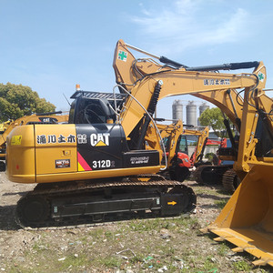 Excavadora de cadenas CAT312D2 2022 de 12 toneladas con cucharón de excavación de 0.6m y motor hidráulico Kawasaki, usada - Product Image 4