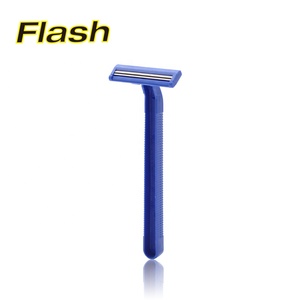 Rasoir jetable à double <span class=keywords><strong>lame</strong></span> en acier inoxydable <span class=keywords><strong>pas</strong></span> cher avec manche en plastique D209 et bande lubrifiante fixe - Product Image 6