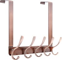 Sondoly – Porte-manteau robuste à suspendre sur la porte pour manteaux, peignoirs, chapeaux, vêtements et serviettes, organisateur de salle de bain, porte-serviettes