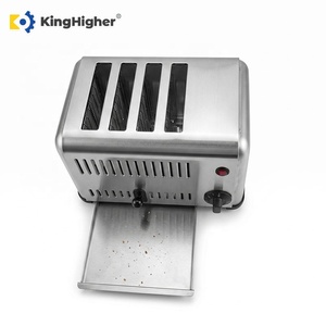 <span class=keywords><strong>Tostadora</strong></span> Comercial de Pan de 4 Rebanadas, <span class=keywords><strong>Tostadora</strong></span> Eléctrica de Acero Inoxidable, Máquina Profesional para Hacer Sándwiches para Restaurantes - Product Image 4