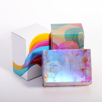 Boîte d'emballage cosmétique de luxe, boîte en papier pliable personnalisée, boîte pour produits de soin de la peau, pour lotion
