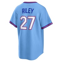 Envío Directo, Jersey de Béisbol de los Atlanta Braves para Hombre y Niño # 13 Ronald Acuna Jr. # 28 Matt Olson # 10 Prendas Deportivas de Softbol Chipper Jones