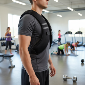 <span class=keywords><strong>Chaleco</strong></span> Ajustable con Relleno de Gel de Silicona para Entrenamiento de Fuerza, <span class=keywords><strong>CrossFit</strong></span>, Ejercicio con Bloques de Hierro, <span class=keywords><strong>Chaleco</strong></span> con Peso para Correr - Product Image 6