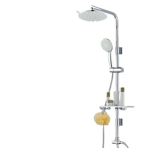 ฝักบัวอาบน้ำแบบเลื่อนบาร์ห้องน้ำชุดฝักบัวทำจากสแตนเลส - Product Image 3