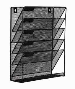Metal Crafts Stackable 5 Tier Desktops Document <b>Tray</b> Holder Mesh <b>File</b> <b>Trays</b> Iron Wire for School Office Supplies - Product Image 4