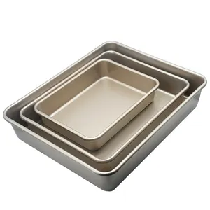 Carbon Steel Baking Cake Mold Rectangle Non-stick Bread Toast Mould Loaf Pans bread making Cocina bakeware