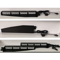 Luz estroboscópica led para salpicadero de coche, luz de advertencia de emergencia, doble color, 32W, CE