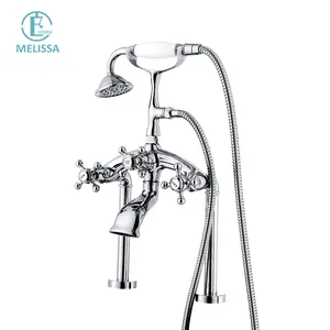 Melissa-grifo de latón cromado para baño, ducha de mano de agua caliente y fría, Y5205-1