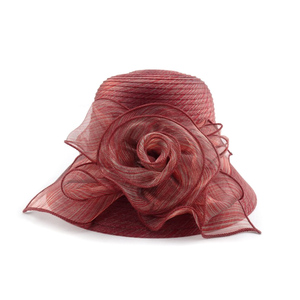 Professional Factory Wholesale High Quality Woman <strong>Wedding</strong> Flower Organza Ladies Church <strong>Hats</strong> <strong>for</strong> <strong>Sale</strong> - Product Image 6