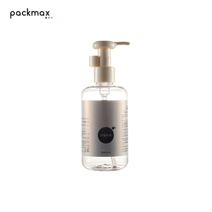 Bouteille pompe ronde givrée en PET de 250 ml pour lotion corporelle - Contenant de haute qualité pour gel douche et hydratant pour enfants - Product Image 1