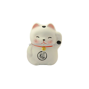 Mèo May Mắn Nhật Bản Maneki Neko Hạnh Phúc Giàu Có Không Ác Nhật Bản Dễ Thương Mèo May Mắn Trang Trí Gốm Trang Trí Nội Thất - Product Image 3