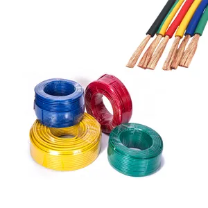 Electrical Wire Cable 1.5mm 2.5mm 4mm 6mm LSZH PVC Flexible Single Core Coiled Cable Electric Building Wires