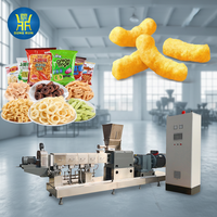 Machine automatique de production de snacks soufflés au maïs et de boules de fromage, ligne d'extrusion pour la fabrication de snacks