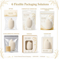 Éponge de maquillage JLY, utilisation humide et sèche, lavable, en polyuréthane hydrophile, pour le maquillage du visage