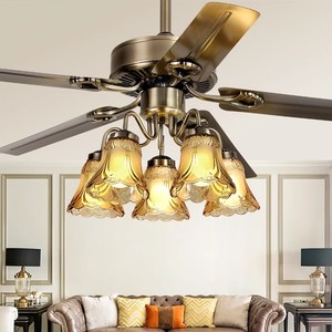 Sang trọng hiện đại đèn chùm ngoài trời im lặng quạt trần với ánh sáng - Product Image 2