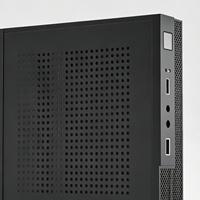Boîtier PC Mini ITX Premium avec port audio USB, hauteur de refroidisseur CPU de 30 mm autorisée, boîtier d'ordinateur