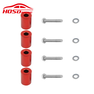 Hoso Racing Aluminum <b>Hood</b> Lifter Kit Red 8mm For Car <b>Engine</b> Ventilation Mounting - Product Image 3